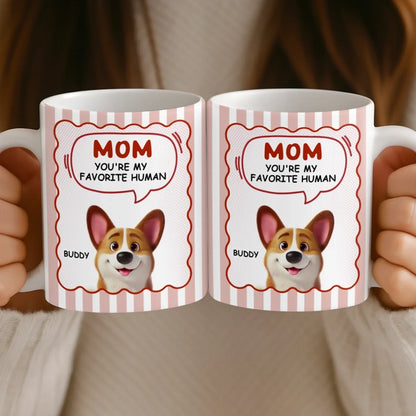 Custom Mug - Personalized Birthday Gifts For Dog Lovers, Dog Dad And Mom - Sip Happy With Dogs