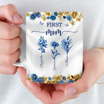 Custom Mug - Personalized Birthday Gifts For Mom, Grandma - Heart Full Of Love