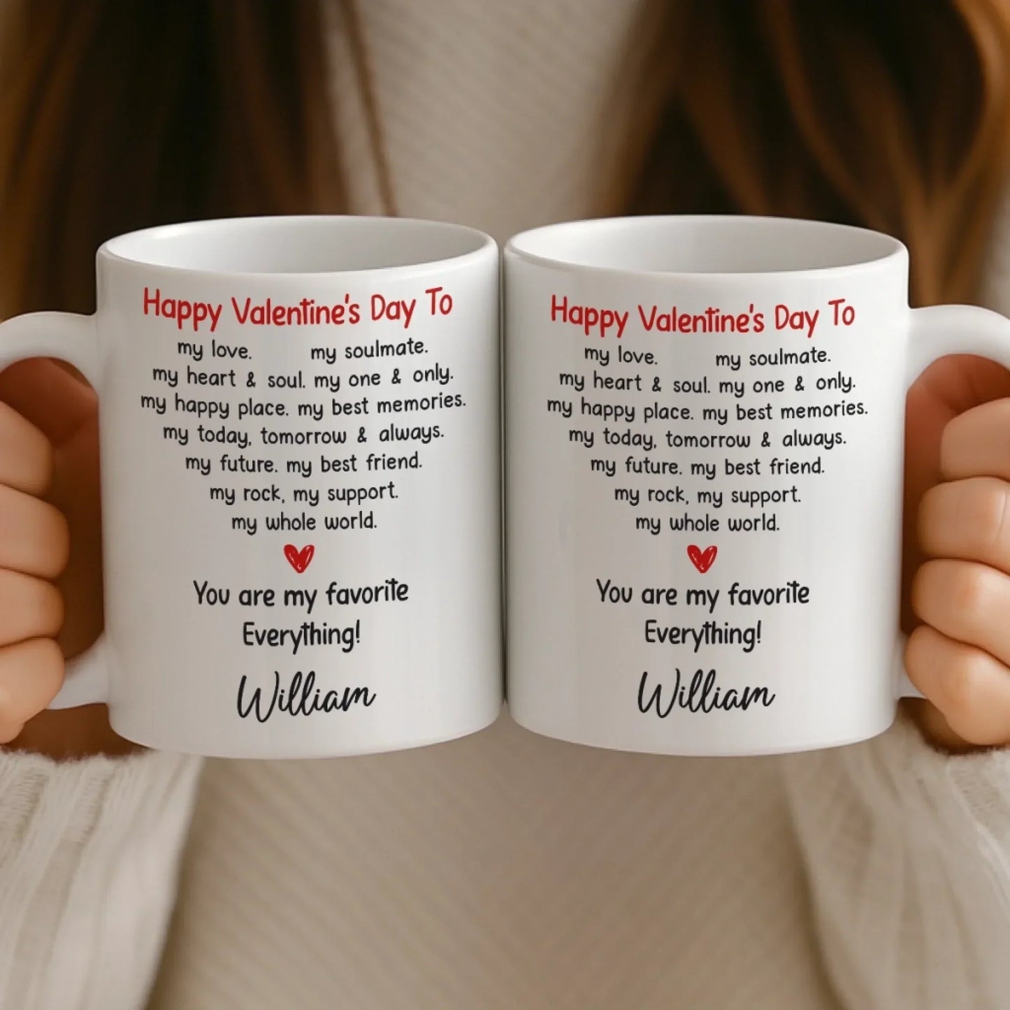 Custom Mug - Personalized Anniversary Wedding Gifts For Husband And Wife, Him And Her - Our Love Moves Forward