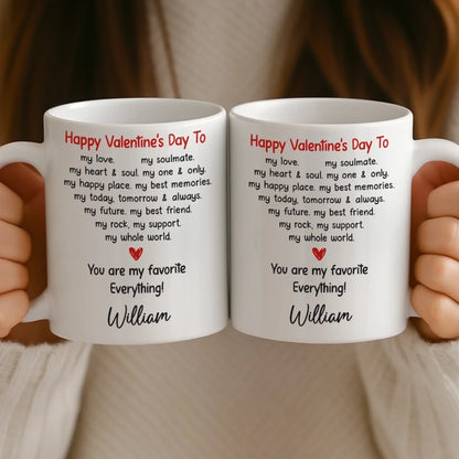 Custom Mug - Personalized Anniversary Wedding Gifts For Husband And Wife, Him And Her - Our Love Moves Forward