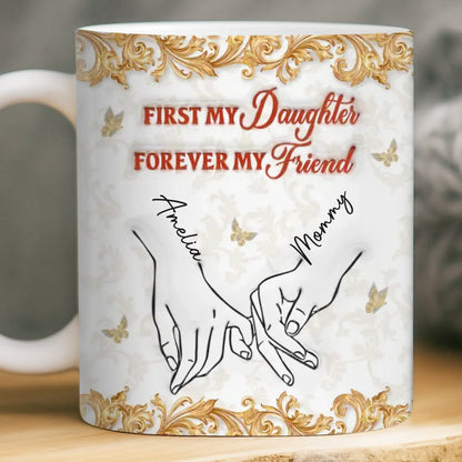 Custom 3D Inflated Effect Printed Mug - Personalized Birthday Gifts For Mom, Daughter - Simply The Best Mom