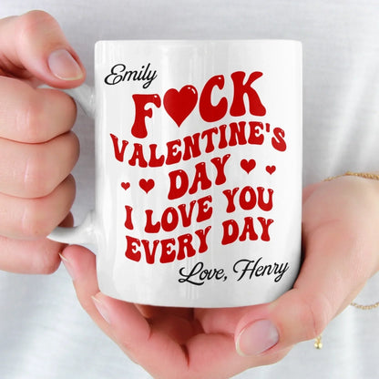 Custom Mug - Personalized Anniversary Valentine Wedding Gifts For Husband And Wife, Him And Her - My One And Only