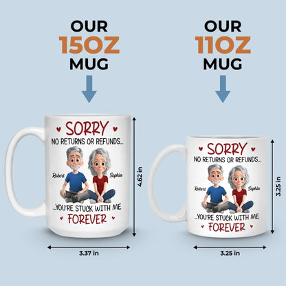 Custom Mug - Personalized Anniversary Wedding Gifts For Husband And Wife, Him And Her - Our Bond Holds Strong