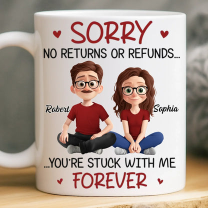 Custom Mug - Personalized Anniversary Wedding Gifts For Husband And Wife, Him And Her - Our Bond Holds Strong