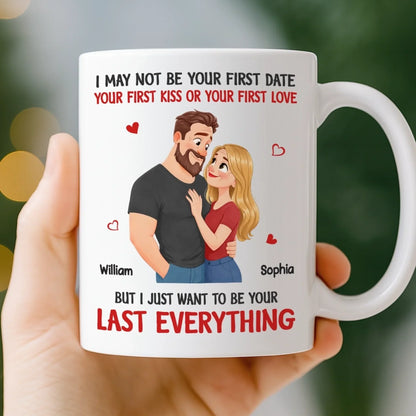 Custom Mug - Personalized Anniversary Wedding Gifts For Husband And Wife, Him And Her - Congrats, I'm The Prize
