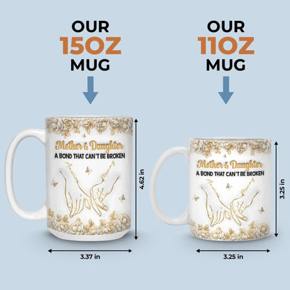 Custom 3D Inflated Effect Printed Mug - Personalized Birthday Gifts For Mom, Daughter - Born To Be Loved
