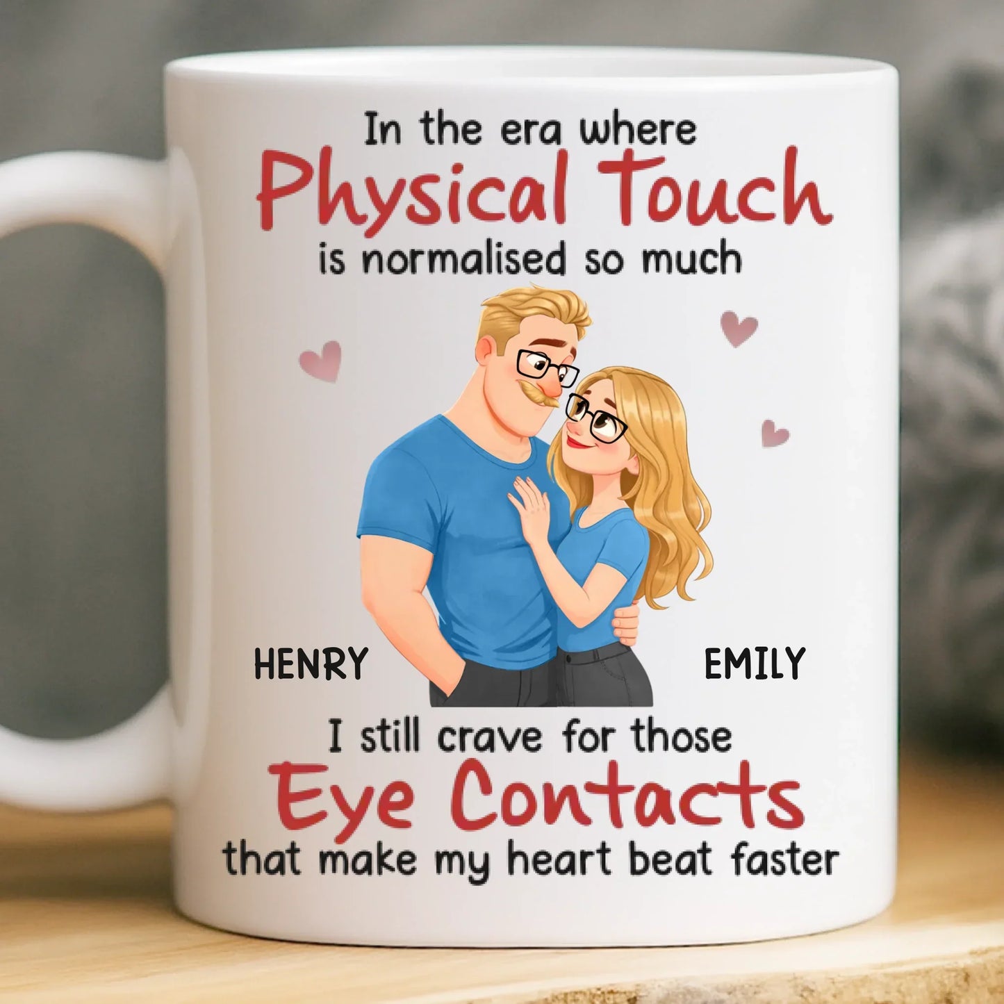 Custom Mug - Personalized Anniversary Wedding Gifts For Husband And Wife, Him And Her - We Belong In This Moment