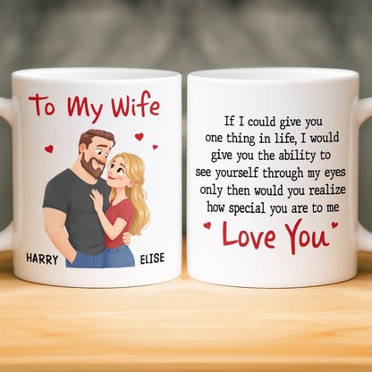 Custom Mug - Personalized Anniversary Wedding Gifts For Husband And Wife, Him And Her - Our Love Moves Gently