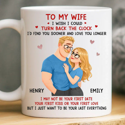 Custom Mug - Personalized Anniversary Wedding Gifts For Husband And Wife, Him And Her - Our Love Stays Steady