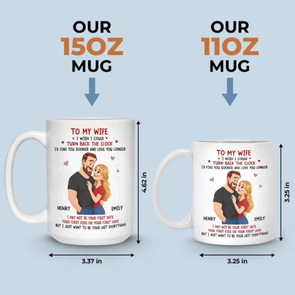 Custom Mug - Personalized Anniversary Wedding Gifts For Husband And Wife, Him And Her - Our Love Stays Steady