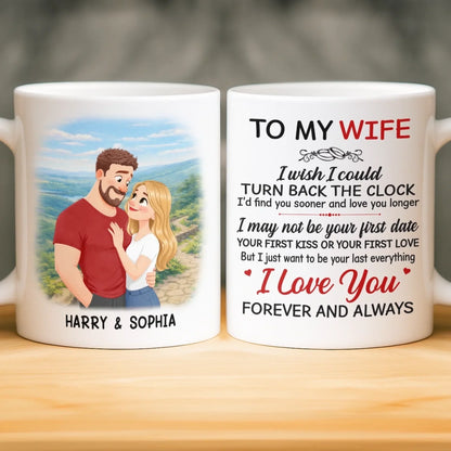Custom Mug - Personalized Anniversary Wedding Gifts For Husband And Wife, Him And Her - Us Just Makes Sense