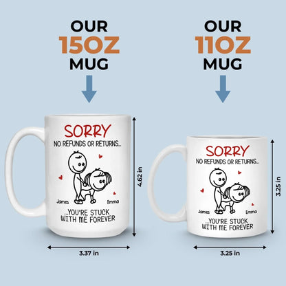 Custom Mug - Personalized Anniversary Wedding Gifts For Husband And Wife, Him And Her - Better Together