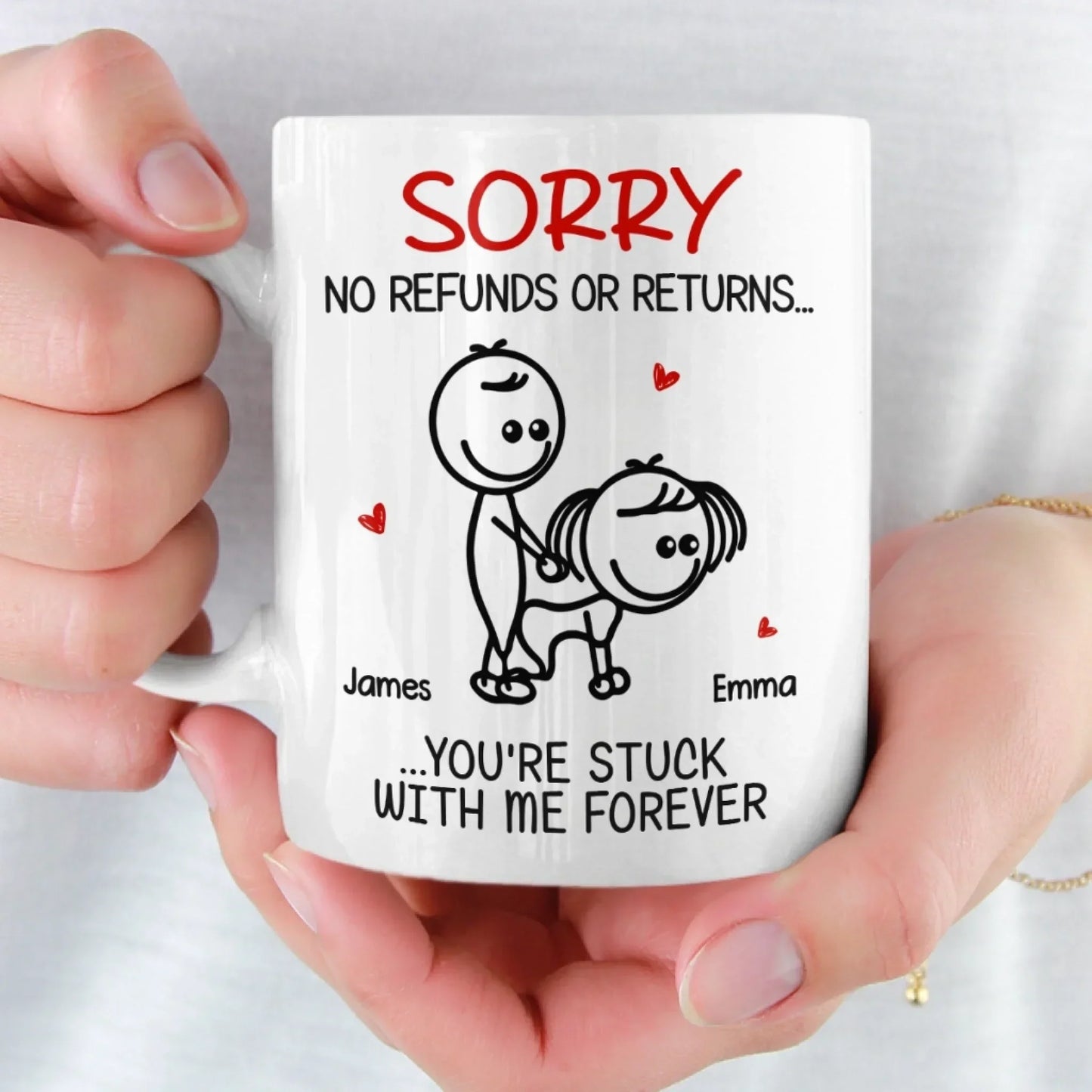 Custom Mug - Personalized Anniversary Wedding Gifts For Husband And Wife, Him And Her - Better Together