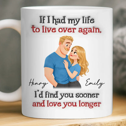 Custom Mug - Personalized Anniversary Wedding Gifts For Husband And Wife, Him And Her - Love Grows Here