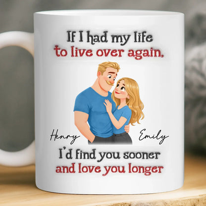 Custom Mug - Personalized Anniversary Wedding Gifts For Husband And Wife, Him And Her - Love Grows Here