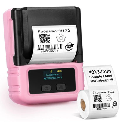 Portable Mini Thermal Printer - Memo And Label Printer