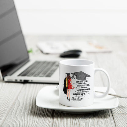 Behind You All Your Memories Graduation Gift Personalized Mug