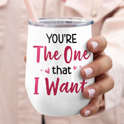 You're The One That I Want, Gift For Couple, Personalized Tumbler, Naughty Couple Tumbler, Couple Gift