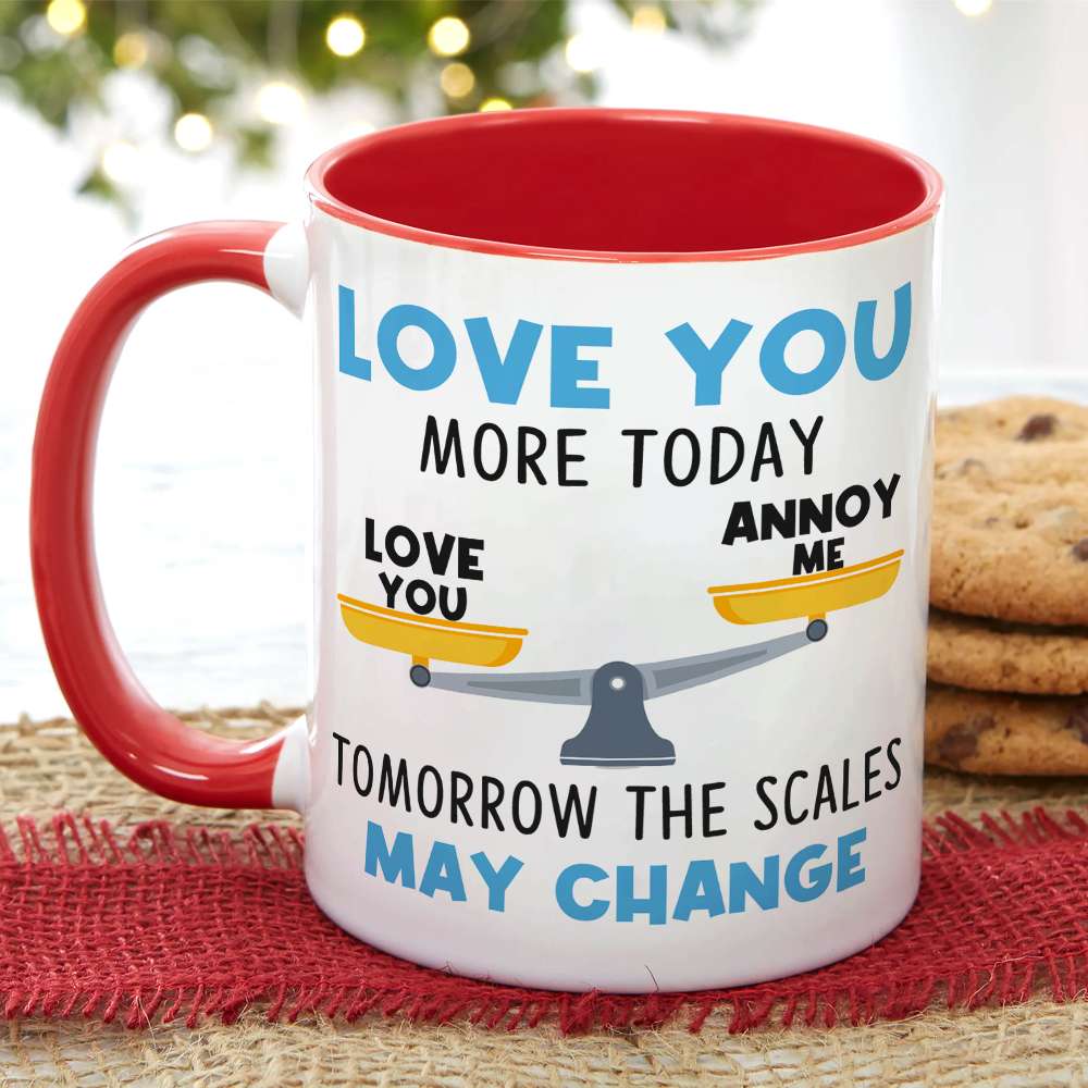 Romantic Couple, Love You More Day, Personalized Coffee Mug, Gifts For Couple