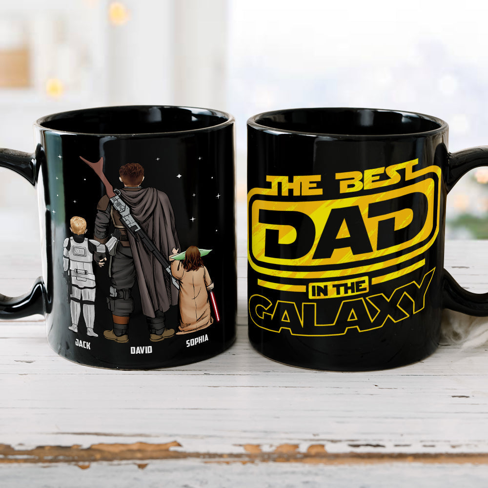 Personalized Gifts For Dad Coffee Mug The Best Dad In The Galaxy 06QHTN190124HHHG Father's Day Gifts