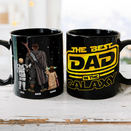 Personalized Gifts For Dad Coffee Mug The Best Dad In The Galaxy 06QHTN190124HHHG Father's Day Gifts