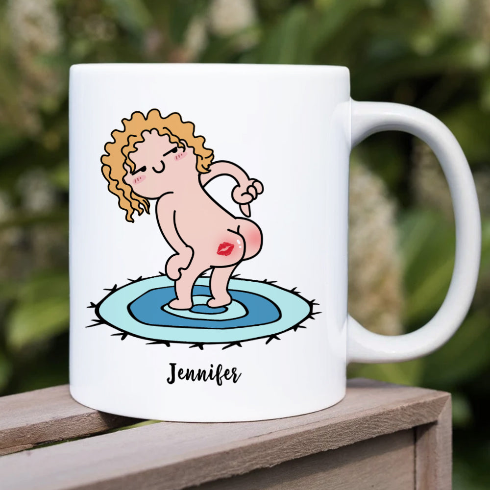 Dear Mom, Gift For Mom, Personalized Mug, Funny Butt Mug, Mother's Day Gift