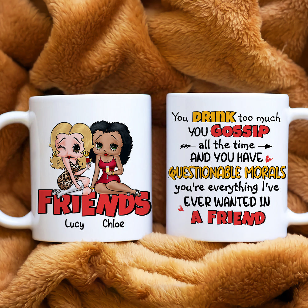 Friends, Gift For Best Friends, Personalized Mug, Bestie Drinking Mug 04HUHN050823HH