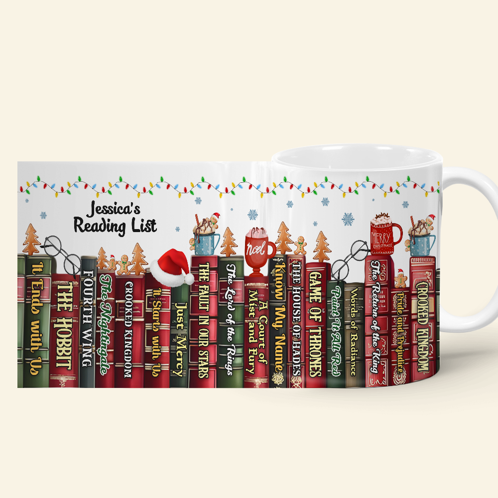 Personalized Gifts For Book Lover Christmas Coffee Mug 03HUPU221124
