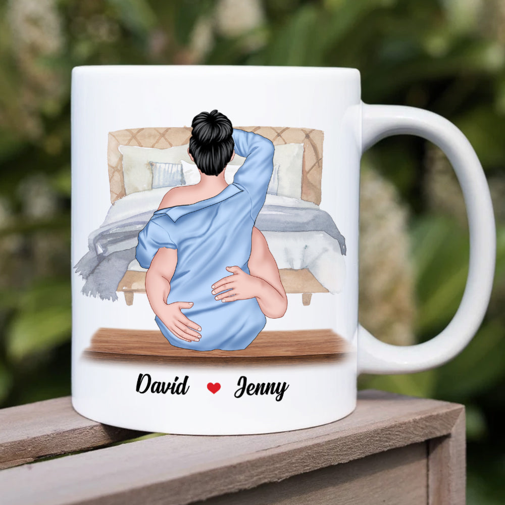 Don't Be Afraid To Sit On My Face If I Die I Die Happy, Couple Make Love White Mug