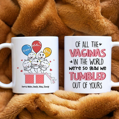 Gift For Mom, Personalized Mug, Funny Sperm Mug, Mother's Day Gift