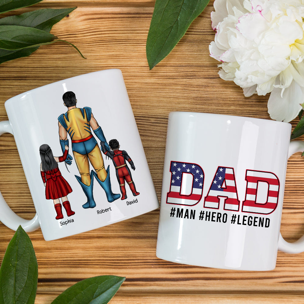 The Legend Dad Personalized Coffee Mug DR-WHM-04dnqn040523TM