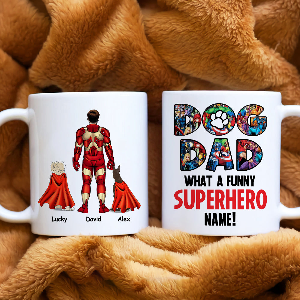 Dog Dad Personalized Coffee Mug 07DNHN240423TM