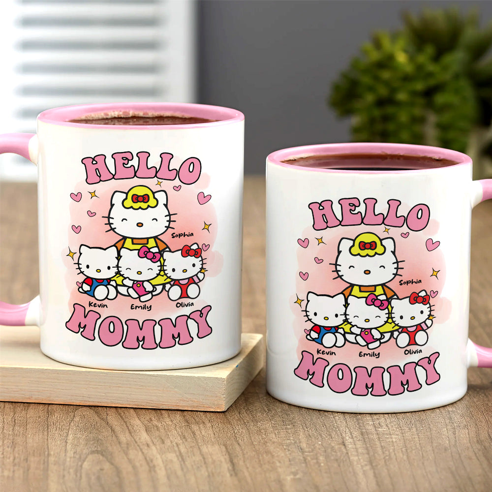 Personalized Gifts For Mom Coffee Mug Hello Mommy 03KADT040324