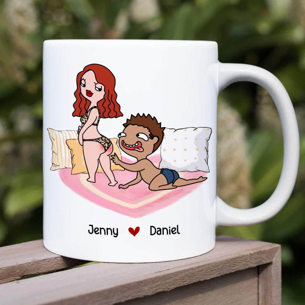 Gift For Couple, Personalized Mug, Naughty Couple Mug. Couple Gift