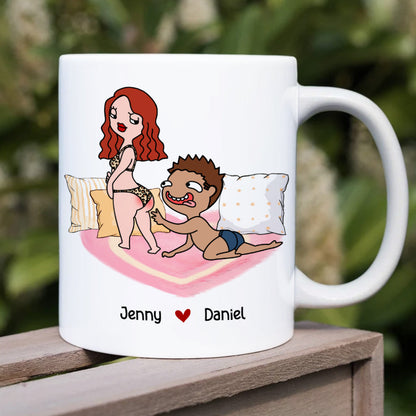 Gift For Couple, Personalized Mug, Naughty Couple Mug. Couple Gift