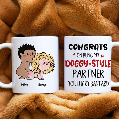 Congrats On Being My Partner-Personalized Coffee Mug DR-WHM-01nahn210623hh