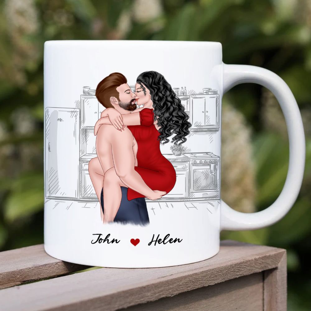 Unlike My Big Toe, Gift For Couple, Personalized Mug, Naughty Couple Mug, Anniversary Gift