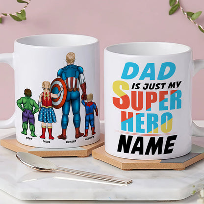 Personalized Gifts For Dad Coffee Mug Dad Is The Best 031TOQN240325PA