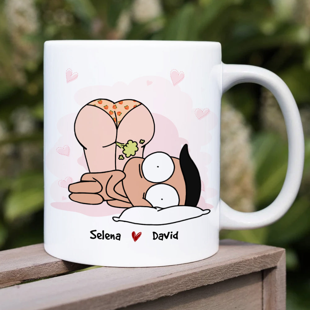Remember When You Used To Hold Your Farts In, Personalized Coffee Mug, Funny Couple Mug, Couple Gift