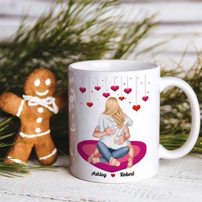 My Wife Is Hotter Than My Coffee, Personalized White Mug, Gift For Couple