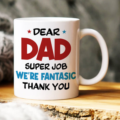 Super Job Dad 05NAHN220523TM Personalized Mug Father's Day Gift