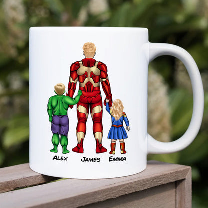 Super Dad Personalized Mug Father's Day Gift DR-WHM-05QHHN110523TM