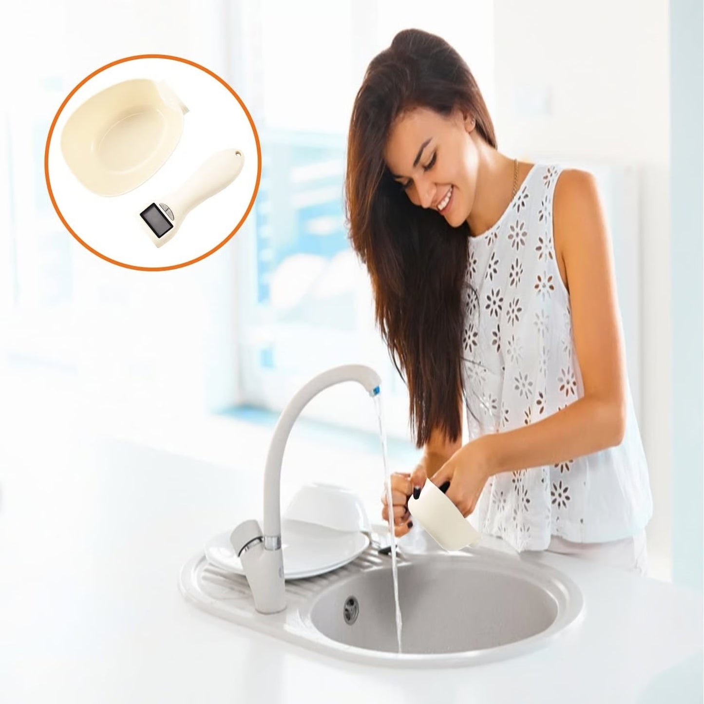 Digital Kitchen Scale Lcd Measuring Spoon