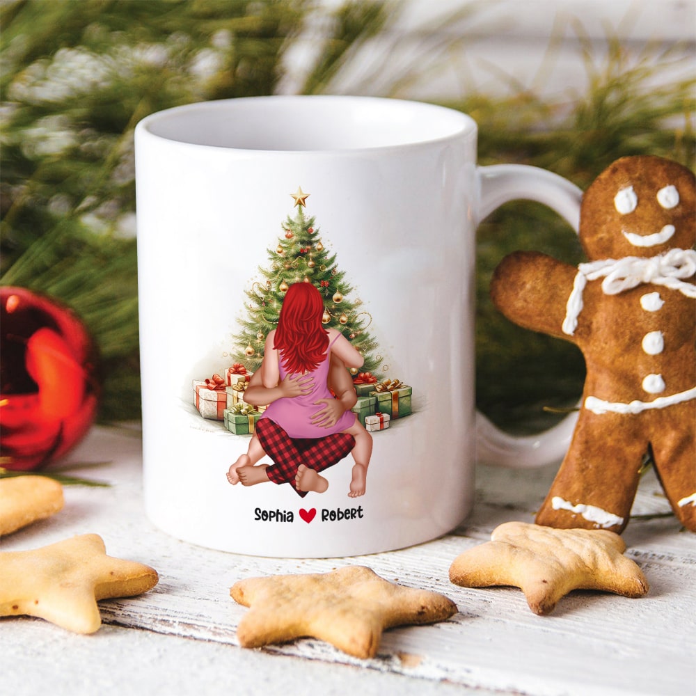 Couple, Roses Are Red Here, Personalized Coffee Mug, Christmas Gifts For Couple