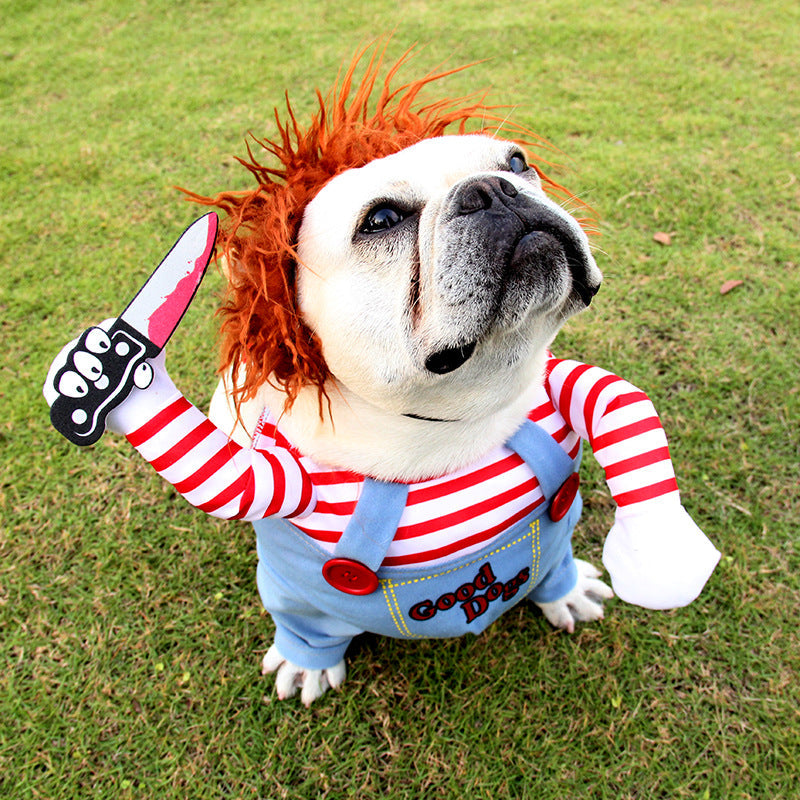 Chucky Halloween Dog Costume