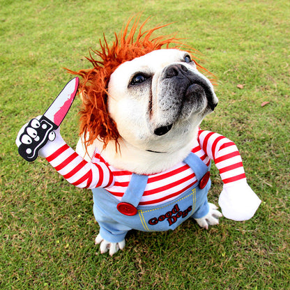 Chucky Halloween Dog Costume