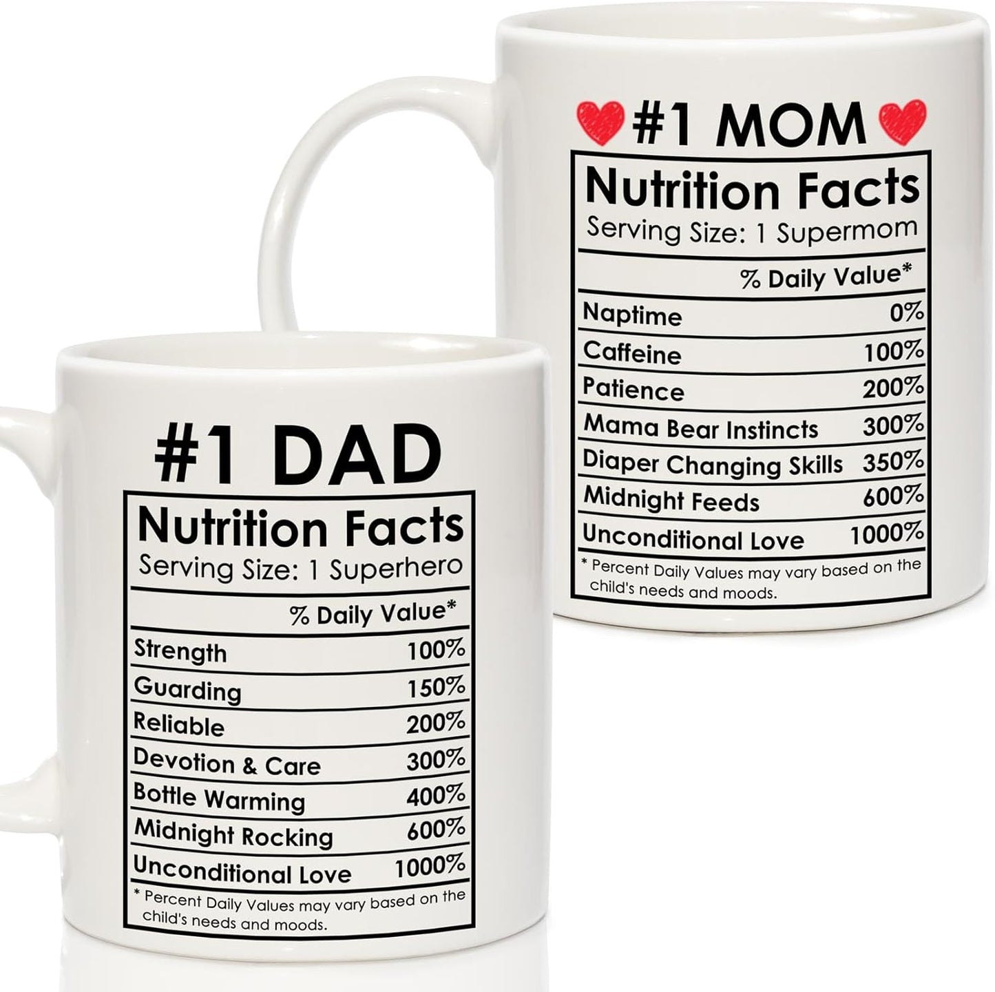 New Mom Dad Coffee Mug for New Parents Couple, Pregnancy Announcement Gift for Expecting Mom and Dad, First Time Parents Gift, Baby Reveal Gift
