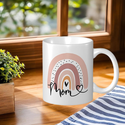 Funny Mom Coffee Mug for New Mom Mama, Gift for Mom from Daughter Son Kids Husband, Birthday Mother's Day Christmas Gift