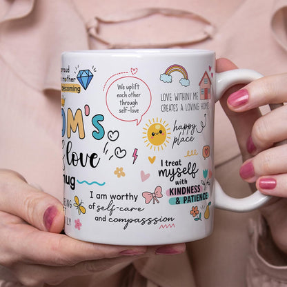 Mama Inspirational Coffee Mug Cute Affirmation Quote Ceramic Mug for Daily Coffee Tea, Gift for Mom from Daughter Son Kids Husband, Birthday Mothers Day Christmas Gift