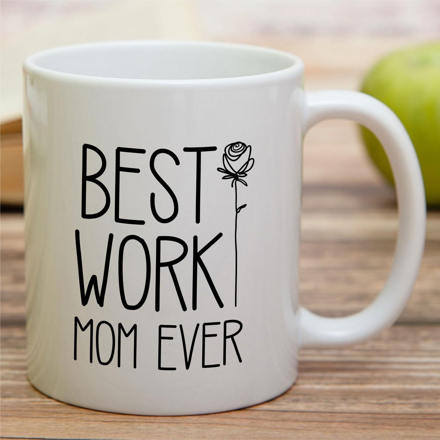 Best Work Mom Ever Coffee Mug Funny Gift for Working Mom